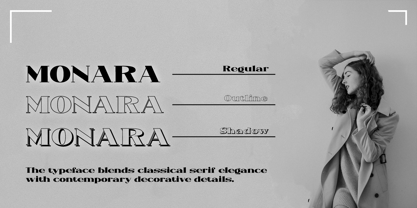 Monara Font Poster 2