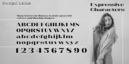 Monara Font Poster 7
