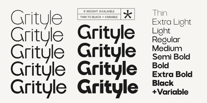 Grityle Font Poster 2