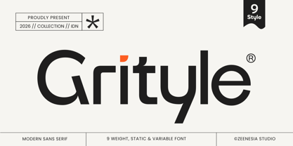 Grityle Font Poster 1