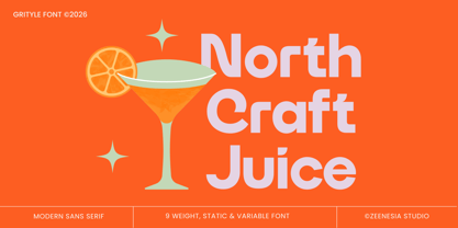Grityle Font Poster 9