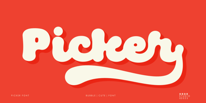 Picker Font Poster 1