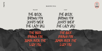 Beasstro Font Poster 12