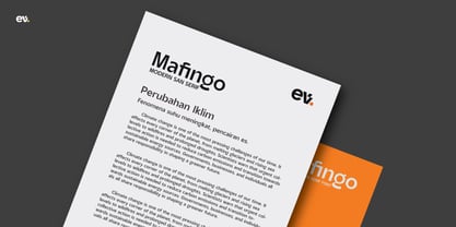 Mafingo Font Poster 6