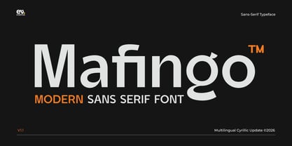 Mafingo Font Poster 1