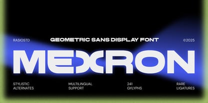 Mexron Font Poster 1