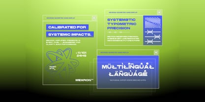 Mexron Font Poster 3