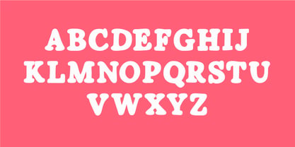Plumpy Type Font Poster 7