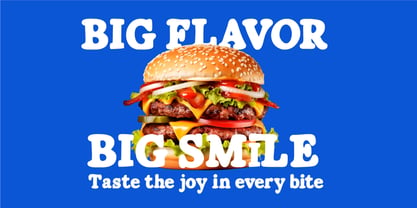 Plumpy Type Font Poster 4