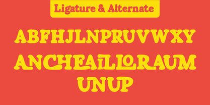 Plumpy Type Font Poster 9