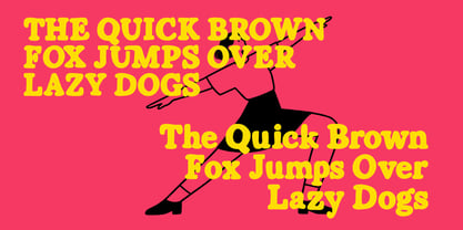 Plumpy Type Font Poster 3