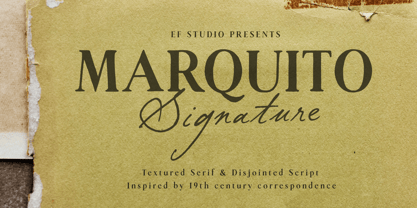 Marquito Signature Font Poster 1