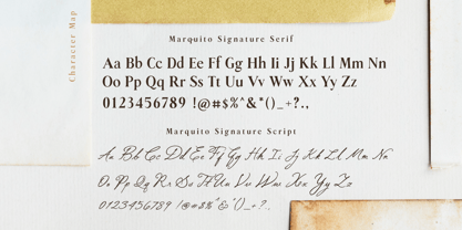 Marquito Signature Font Poster 14
