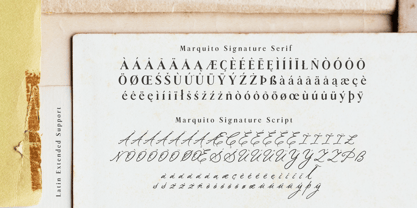 Marquito Signature Font Poster 15