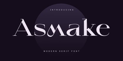 Asmake Font Poster 1
