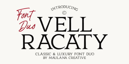 MC Vell Racaty Signature Font Poster 1