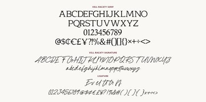MC Vell Racaty Signature Font Poster 6