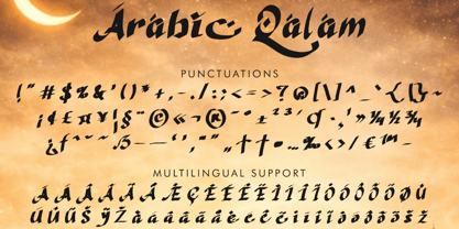 Arabic Qalam Font Poster 5