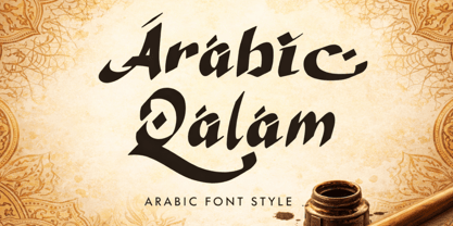 Arabic Qalam Font Poster 1