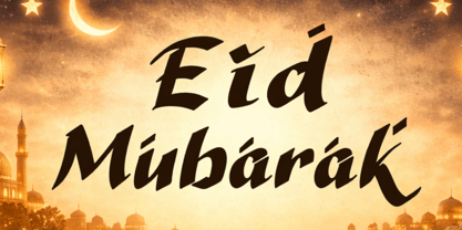Arabic Qalam Font Poster 3