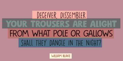 Pants On Fire Font Poster 3