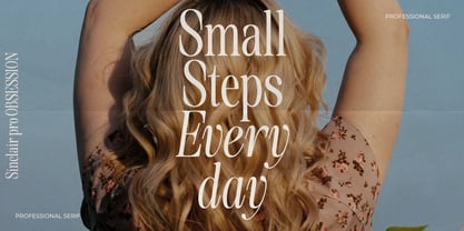 Sinclair Pro Obsession Font Poster 9
