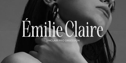 Sinclair Pro Obsession Font Poster 5