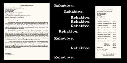 Rehative Font Poster 3