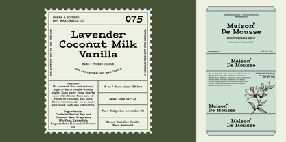 Rehative Font Poster 8