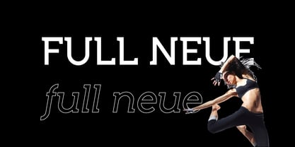 Full Neue Font Poster 2
