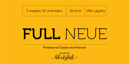 Full Neue Font Poster 1