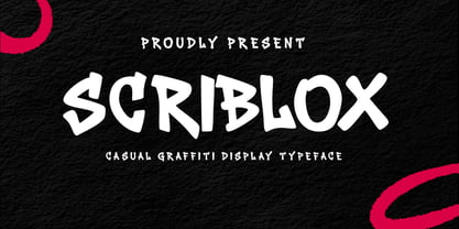 Scriblox Font Poster 1