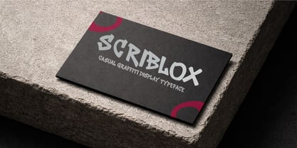 Scriblox Font Poster 10