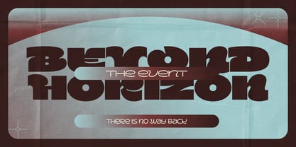 Terax Dimention Font Poster 3