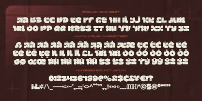 Terax Dimention Font Poster 8