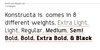 Konstructa Font Poster 2