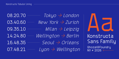 Konstructa Font Poster 7