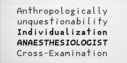 Datavibing Console Font Poster 5