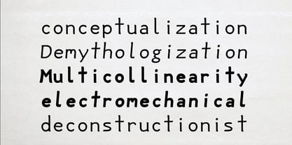 Datavibing Console Font Poster 4