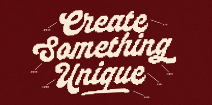 Pasta Monday Pixel Font Poster 11