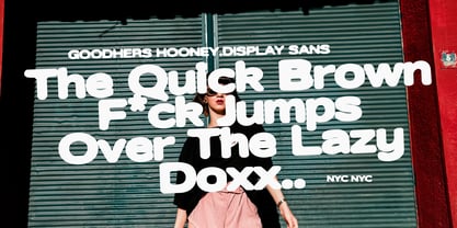 Goodhers Hooney Font Poster 9