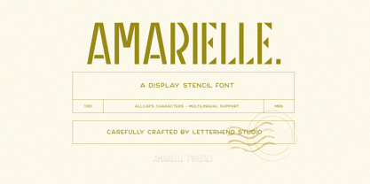 Amarielle Font Poster 1