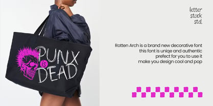 Rotten arch Font Poster 4