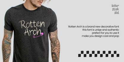 Rotten arch Font Poster 3