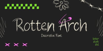 Rotten arch Font Poster 1