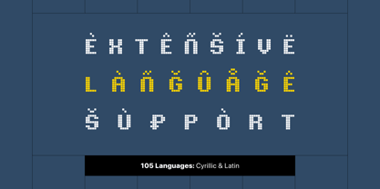 Pixelion Font Poster 2