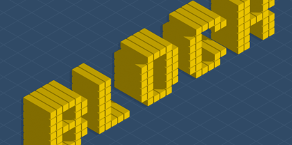 Pixelion Font Poster 6