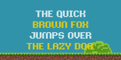 Pixelion Font Poster 10