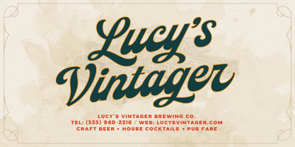 Alfondale Font Poster 4