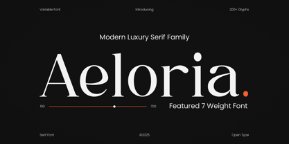 Aeloria Font Poster 1